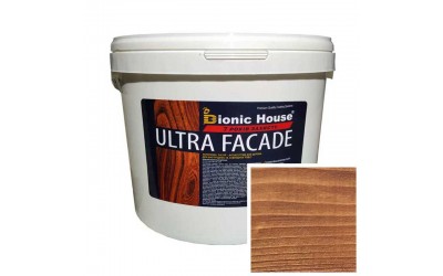 «ULTRA FACADE» Криючий ультрастійкий антисептик-лазур для дерева 10л Золотий Горіх