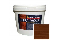 «ULTRA FACADE» Криючий ультрастійкий антисептик-лазур для дерева 10л Горіх