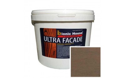 «ULTRA FACADE» Криючий ультрастійкий антисептик-лазур для дерева 10л Умбра
