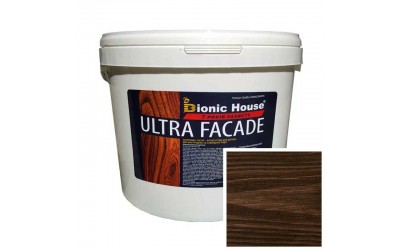 «ULTRA FACADE» Криючий ультрастійкий антисептик-лазур для дерева 10л Палісандр