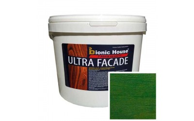 «ULTRA FACADE» Криючий ультрастійкий антисептик-лазур для дерева 10л Кипарис