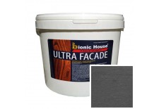«ULTRA FACADE» Криючий ультрастійкий антисептик-лазур для дерева 10л Арт Грей