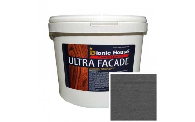 «ULTRA FACADE» Криючий ультрастійкий антисептик-лазур для дерева 10л Арт Грей
