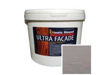 «ULTRA FACADE» Криючий ультрастійкий антисептик-лазур для дерева 10л Попіл