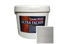 «ULTRA FACADE» Криючий ультрастійкий антисептик-лазур для дерева 10л Білий Мармур