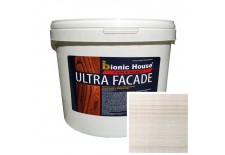 «ULTRA FACADE» Криючий ультрастійкий антисептик-лазур для дерева 10л Білий дуб