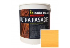 «ULTRA FACADE» Криючий ультрастійкий антисептик-лазур для дерева 2,5л Світлий дуб