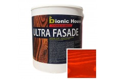 «ULTRA FACADE» Криючий ультрастійкий антисептик-лазур для дерева 2,5л Тік