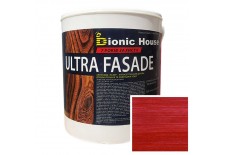 «ULTRA FACADE» Криючий ультрастійкий антисептик-лазур для дерева 2,5л Вишня