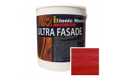«ULTRA FACADE» Криючий ультрастійкий антисептик-лазур для дерева 2,5л Вишня