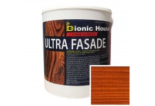 «ULTRA FACADE» Криючий ультрастійкий антисептик-лазур для дерева 2,5л Коньяк