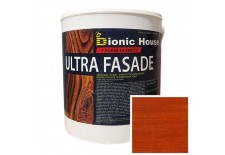 «ULTRA FACADE» Криючий ультрастійкий антисептик-лазур для дерева 2,5л Каштан