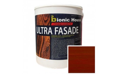 «ULTRA FACADE» Криючий ультрастійкий антисептик-лазур для дерева 2,5л Шоколад