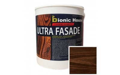 «ULTRA FACADE» Криючий ультрастійкий антисептик-лазур для дерева 2,5л Палісандр