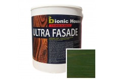 «ULTRA FACADE» Криючий ультрастійкий антисептик-лазур для дерева 2,5л Мирт