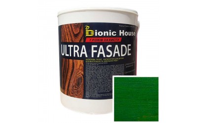 «ULTRA FACADE» Криючий ультрастійкий антисептик-лазур для дерева 2,5л Кипарис