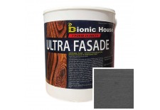 «ULTRA FACADE» Криючий ультрастійкий антисептик-лазур для дерева 2,5л Арт Грей