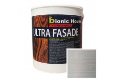 «ULTRA FACADE» Криючий ультрастійкий антисептик-лазур для дерева 2,5л Білий Мармур