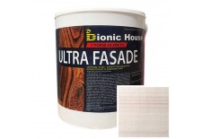 «ULTRA FACADE» Криючий ультрастійкий антисептик-лазур для дерева 2,5л Білий дуб