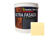 «ULTRA FACADE» Криючий ультрастійкий антисептик-лазур для дерева 0,8л Слонова кістка