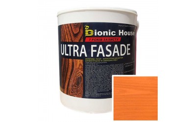 «ULTRA FACADE» Криючий ультрастійкий антисептик-лазур для дерева 0,8л Мигдаль