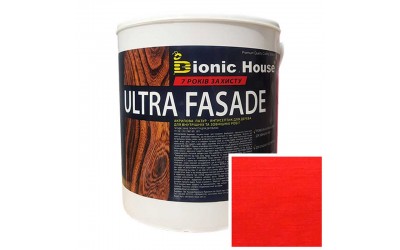 «ULTRA FACADE» Криючий ультрастійкий антисептик-лазур для дерева 0,8л Барбарис