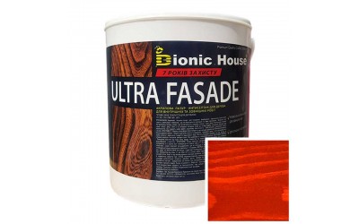 «ULTRA FACADE» Криючий ультрастійкий антисептик-лазур для дерева 0,8л Тік