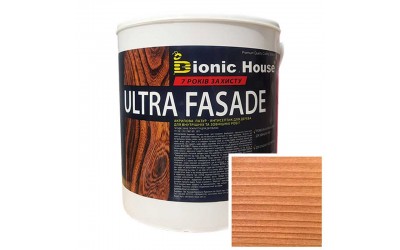 «ULTRA FACADE» Криючий ультрастійкий антисептик-лазур для дерева 0,8л Клен