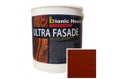 «ULTRA FACADE» Криючий ультрастійкий антисептик-лазур для дерева 0,8л Шоколад