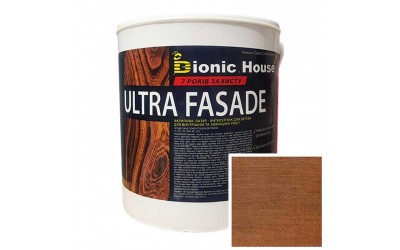 «ULTRA FACADE» Криючий ультрастійкий антисептик-лазур для дерева 0,8л Тауп