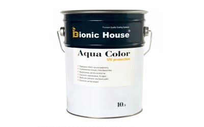 «AQUA COLOR» UV-protect Сонцезахисна фарба для дерева 10л Безбарвний