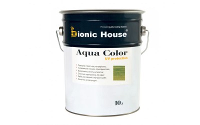 «AQUA COLOR» UV-protect Сонцезахисна фарба для дерева 10л Смарагд А114