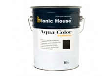 «AQUA COLOR» UV-protect Сонцезахисна фарба для дерева 10л Чорне дерево А120
