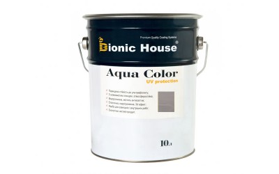 «AQUA COLOR» UV-protect Сонцезахисна фарба для дерева 10л Попіл А117