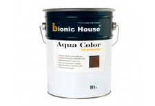 «AQUA COLOR» UV-protect Сонцезахисна фарба для дерева 10л Венге