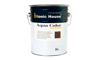 «AQUA COLOR» UV-protect Сонцезахисна фарба для дерева 10л Венге