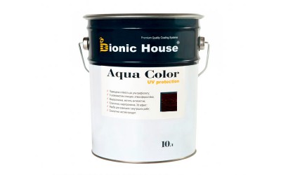 «AQUA COLOR» UV-protect Сонцезахисна фарба для дерева 10л Рожеве дерево