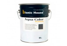 «AQUA COLOR» UV-protect Сонцезахисна фарба для дерева 10л Артгрей