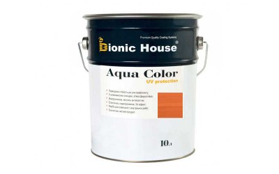 «AQUA COLOR» UV-protect Сонцезахисна фарба для дерева 10л Горобина