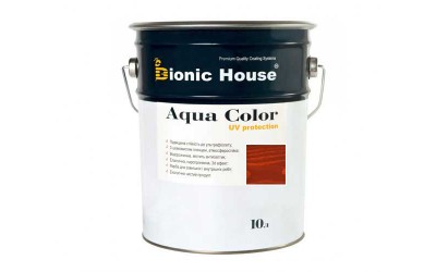 «AQUA COLOR» UV-protect Сонцезахисна фарба для дерева 10л Тік