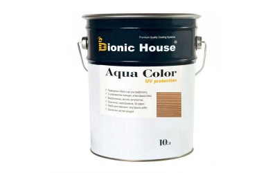 «AQUA COLOR» UV-protect Сонцезахисна фарба для дерева 10л Клен