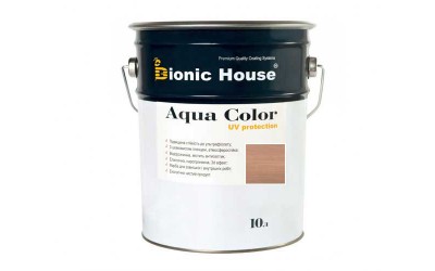 «AQUA COLOR» UV-protect Сонцезахисна фарба для дерева 10л Індіго
