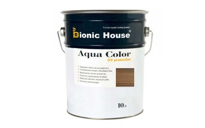 «AQUA COLOR» UV-protect Сонцезахисна фарба для дерева 10л Кедр