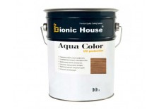 «AQUA COLOR» UV-protect Сонцезахисна фарба для дерева 10л Золотий Горіх