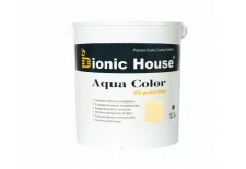 «AQUA COLOR» UV-protect Сонцезахисна фарба для дерева 2,5л Слонова кістка А102