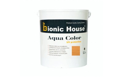 «AQUA COLOR» UV-protect Сонцезахисна фарба для дерева 2,5л Дуб А105