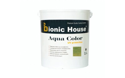 «AQUA COLOR» UV-protect Сонцезахисна фарба для дерева 2,5л Смарагд А114