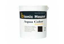 «AQUA COLOR» UV-protect Сонцезахисна фарба для дерева 2,5л Чорне дерево А120