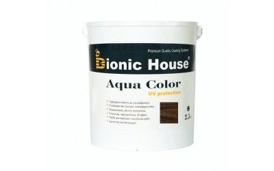 «AQUA COLOR» UV-protect Сонцезахисна фарба для дерева 2,5л Палісандр А111