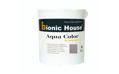 «AQUA COLOR» UV-protect Сонцезахисна фарба для дерева 2,5л Попіл А117